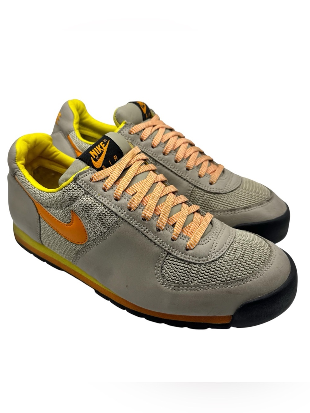 Nike ACG Lava Dome Stone Grey Orange Peel Sonic Yellow Size 9 2006 314922 082